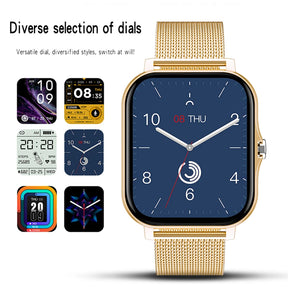 LIGE New Smart watch Men Women Bluetooth Call Fitness Tracker Bluetooth Call Smart Clock Ladies Smart Watch Women Smartwatch