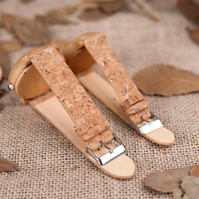 BOBO BIRD Lovers Watches Wooden Timepieces Handmade Cork Strap Bamboo Women Watch Luxury in Box Custom Logo Drop Shipping