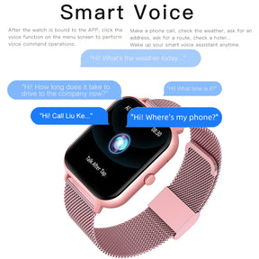 New Call Smart Watch Women Custom Dial For Xiaomi Smartwatch Waterproof 2023 Bluetooth Music Watch Men Full Touch Bracelet Clock