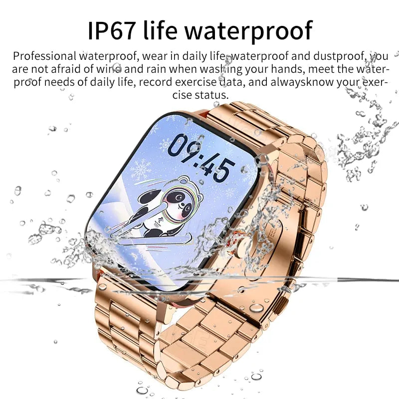 LIGE Men Smart Watch Women Custom Dial Smartwatch For Men Android IOS Waterproof Bluetooth Watches Full Touch Bracelet Clock Man