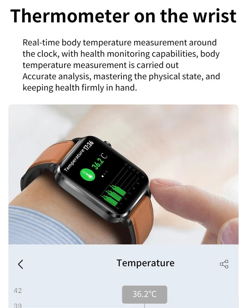 2023New Smart Watch Men Laser Treatment Of Hypertension Hyperglycemia Hyperlipidemia Heart Rate Healthy Monitor Smartwatch Women