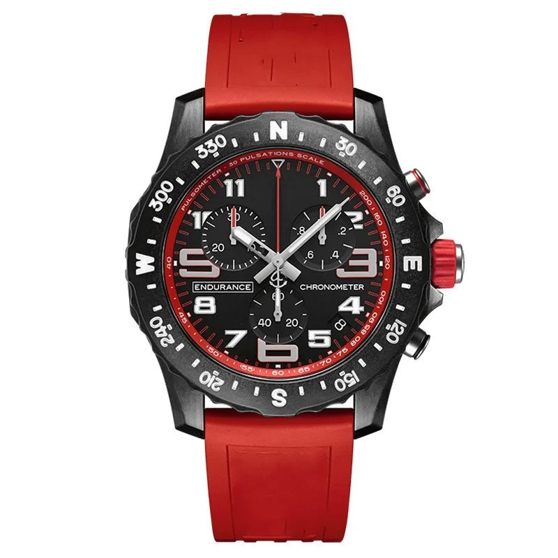 A3 High quality casual fashion professional endurance series men's multifunctional timing silicone strap sports watch